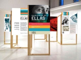 Diseño Gráfico y Expositivo: Exposición "Hablemos de Ellas"